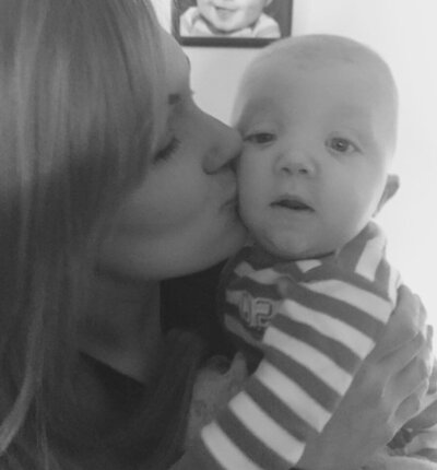 Jessie Richards enjoying time with her son — part of the why behind her work.
