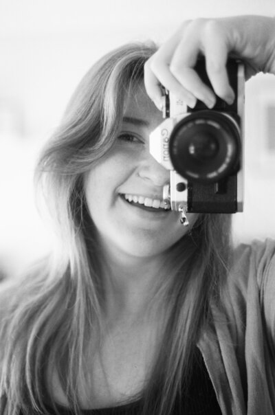 shannan griffiths holding camera in melbourne