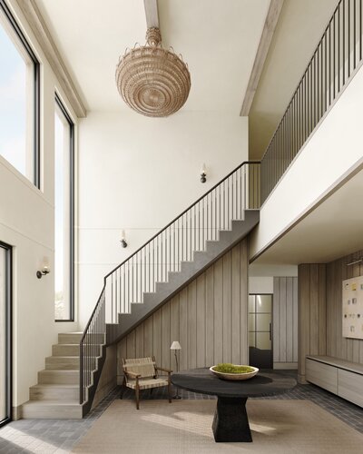 The Lake House is a bespoke family retreat on the water, envisioned in its entirety with earthy, natural textures and calm contemporary elegance. A serene lakeside escape