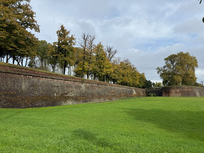 The Renaissance walls of Lucca, Italy.