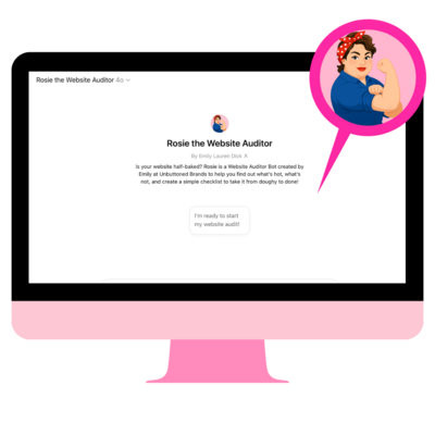 An ipad picturing the Bootstrapped Woman DIY Website Audit freebie.