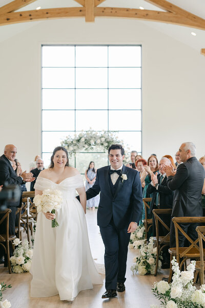 Indoor wedding ceremony at The Arlo planned by Bianca Nichole and Co
