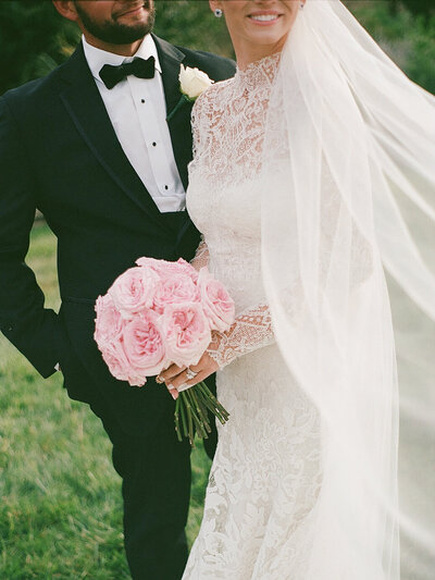 southern california wedding, bride walking away from groom, black and white wedding photo