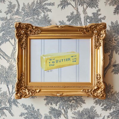 Image of hand Painted butter stick Wall Art 