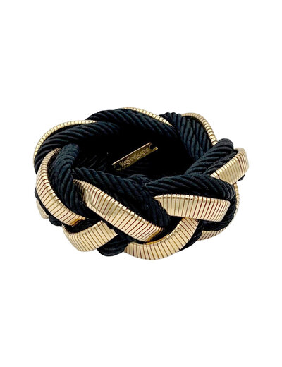 YSL Black and Gold Bangle