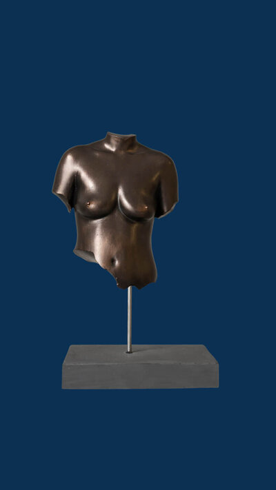 Vrouwen buste beeld brons