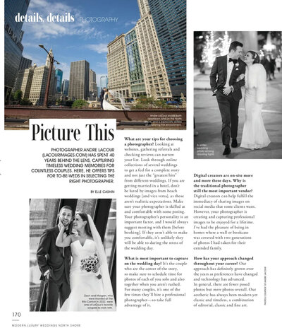 Featured magazine of LaCour Images