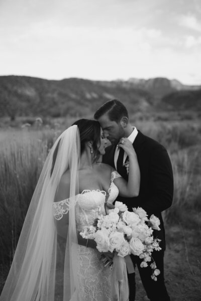 A breathtaking elopement ceremony in Zion National Park—Watters & Co. Events creates a seamless, intimate experience surrounded by red rock cliffs and natural beauty.