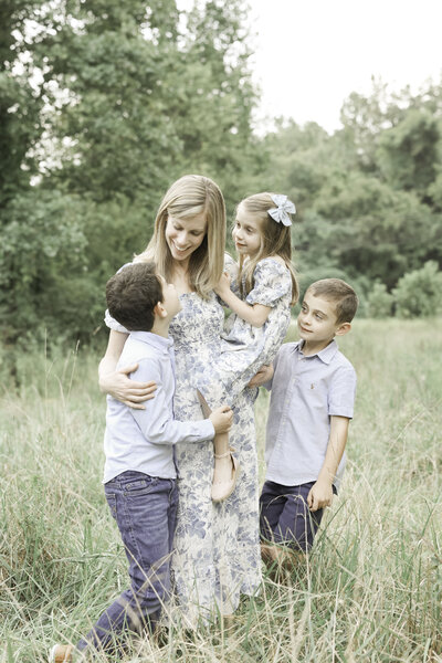Mother with Children in an Asheville location