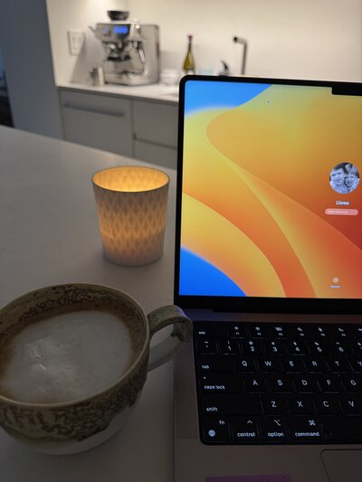 Paris views at sunset