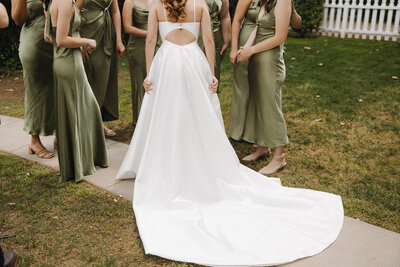 Bridal party moment by wedding photographers st petersburg fl

