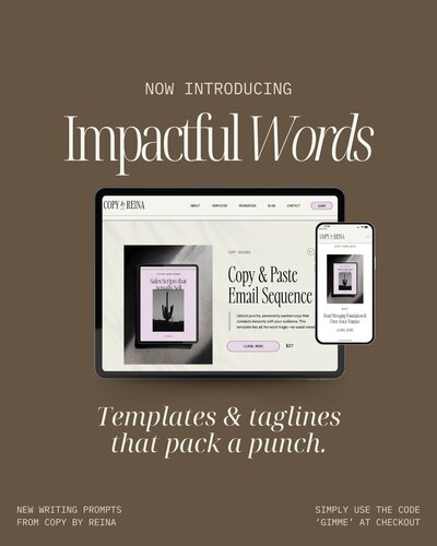 kimberly showit website template homepage design for coachhes and course creators