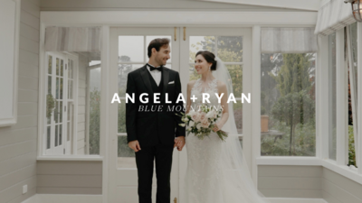 Angela and ryan had their wedding at Parklands Country Garden & Lodges in the Blue Mountains. It was a beautiful wedding venue that matched the intimate vibes of their wedding.
