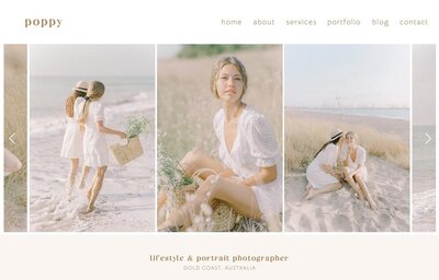 Willow Showit Template for Photographers