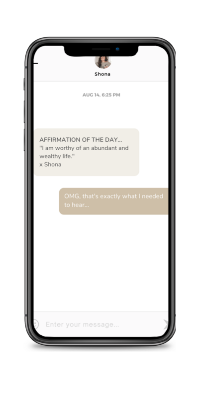 daily abundance affirmations every day for 30 days via sms