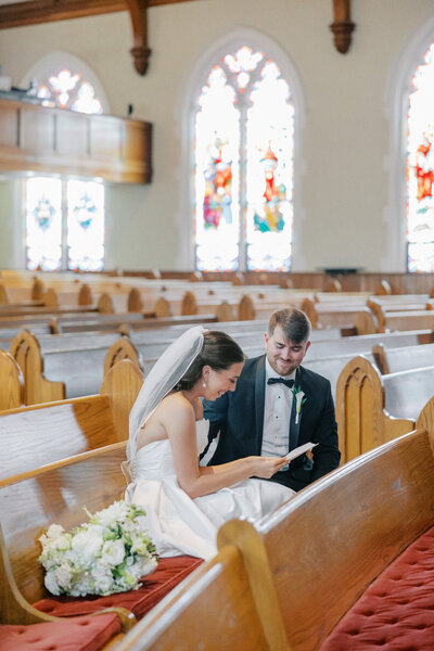 timeless wedding at fondren church in jackson, mississippi