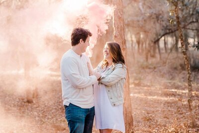 Gender Reveal at Lake Louisa State Park in Clermont, FL by Haleigh Nicole Photography