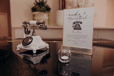 Wedding reception decor photos taken at Lakewood Ranch Country Club, a wedding venue in Sarasota, Florida by preferred vendor Angela Moon Photography. 
