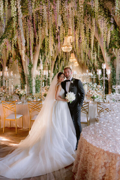 Candlelit wedding reception at The Corinthian Houston