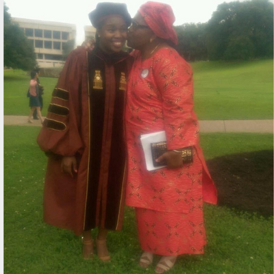 Black career coach for working women graduating with PhD