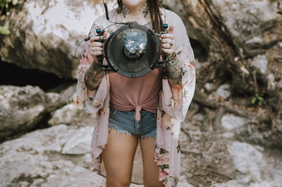 Underwater Photography Team with Tulum Wedding Photos