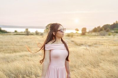 Tacoma Mom Holds 4-Month-Old Baby in Boho Lifestyle Studio during session with Lana Stewart Full-service Photographer