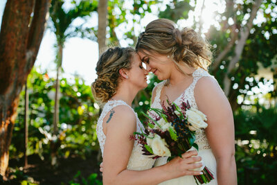 Two Brides on their Wedding Day Key West