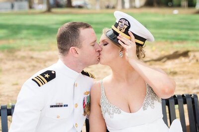 Nadine De Leon Designs Military Wedding Annapolis Waterfront Hotel