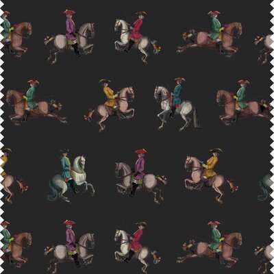 Riding-School-Black-statement-fabric