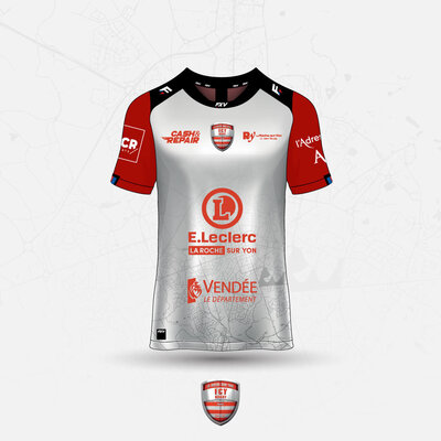 Création maillot sublimé pour le FCY Rugby en Vendée