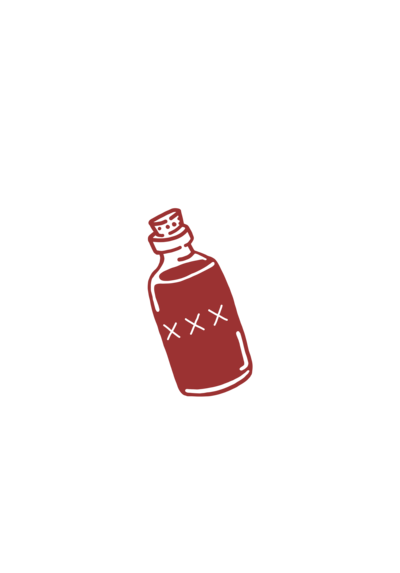bottle red