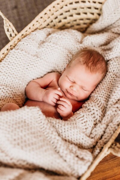 Studio Newborn Photographer in Washington State - Clara Jay Photo