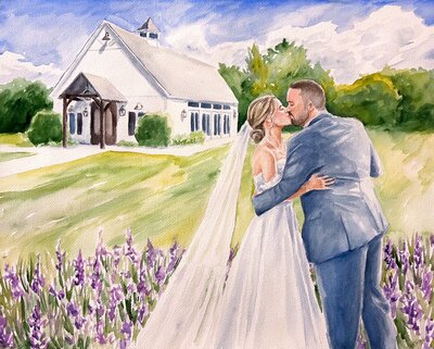 Live Wedding Painting
