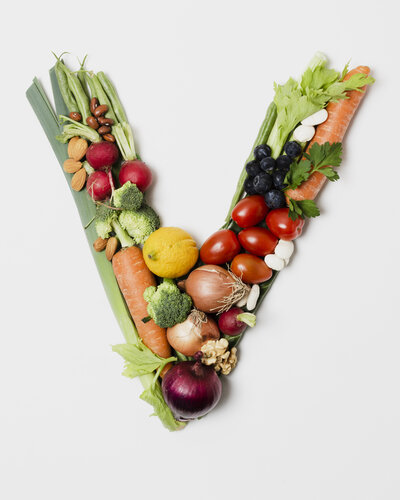v-shaped-vegetable-arrangement