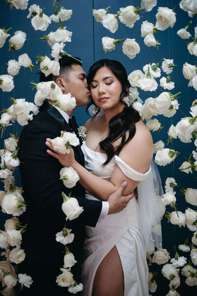 Glamorous ponytail with shine and body — bridal hairstyle by Klover Beauty, perfect for elegant Maryland weddings.