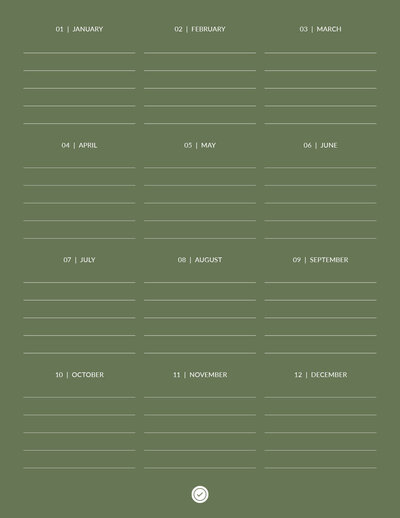 Notebook No 12 Digital Planner by Click 2 Plan-188