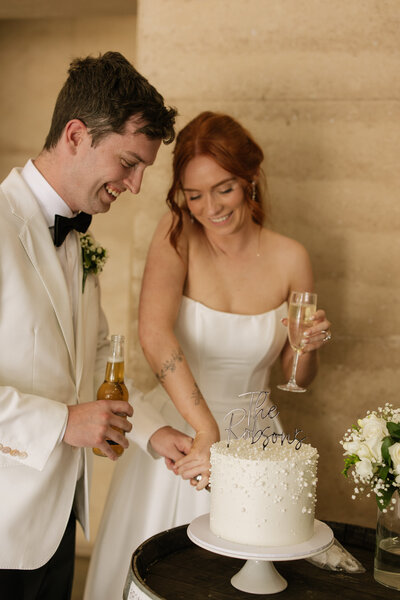 Beach couples portrait by Adelaide wedding photographer