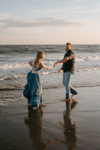 Emerald Isle engagement session