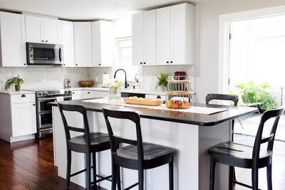 Kitchen after being cleaned by a professional cleaning service