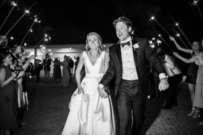 Sparkler wedding grand exit in Nashville Wedding