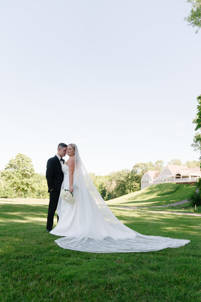 Bride and groom portrait