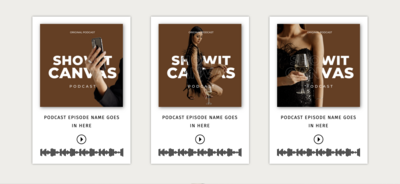 Showit Podcast Canvas