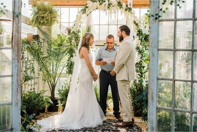 Virginia Greenhouse Elopement