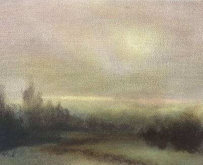 Landscape Oil painting by Jane Mishkind