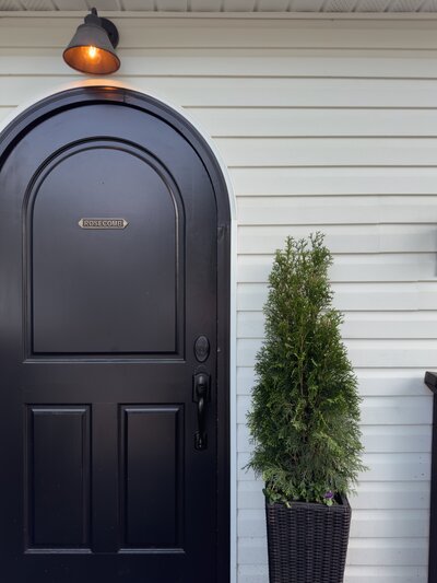 Front door of Twin Cities vintage home