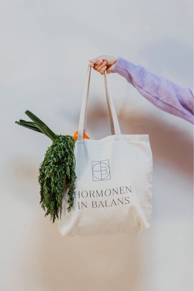 canvas tas met hormonen in balans