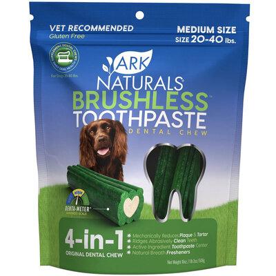 Pet product photography for Ark Naturals dental chews.