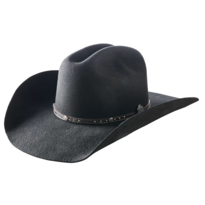 A black Stetson Cowboy Hat with a brown band for Vee Taylors new Rodeo Romance Series, Bucking Bulls