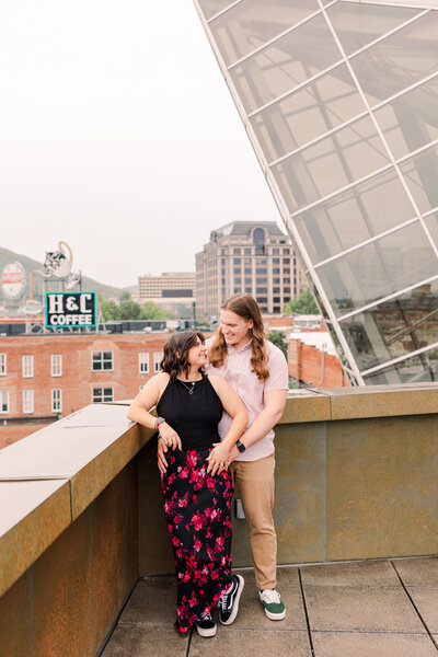 Surprise engagement proposal at the Tubman Museum in Roanoke, VA, capturing a heartfelt moment surrounded by history and culture