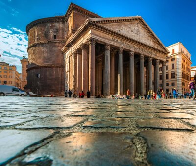 The Pantheon in Rome, Italy